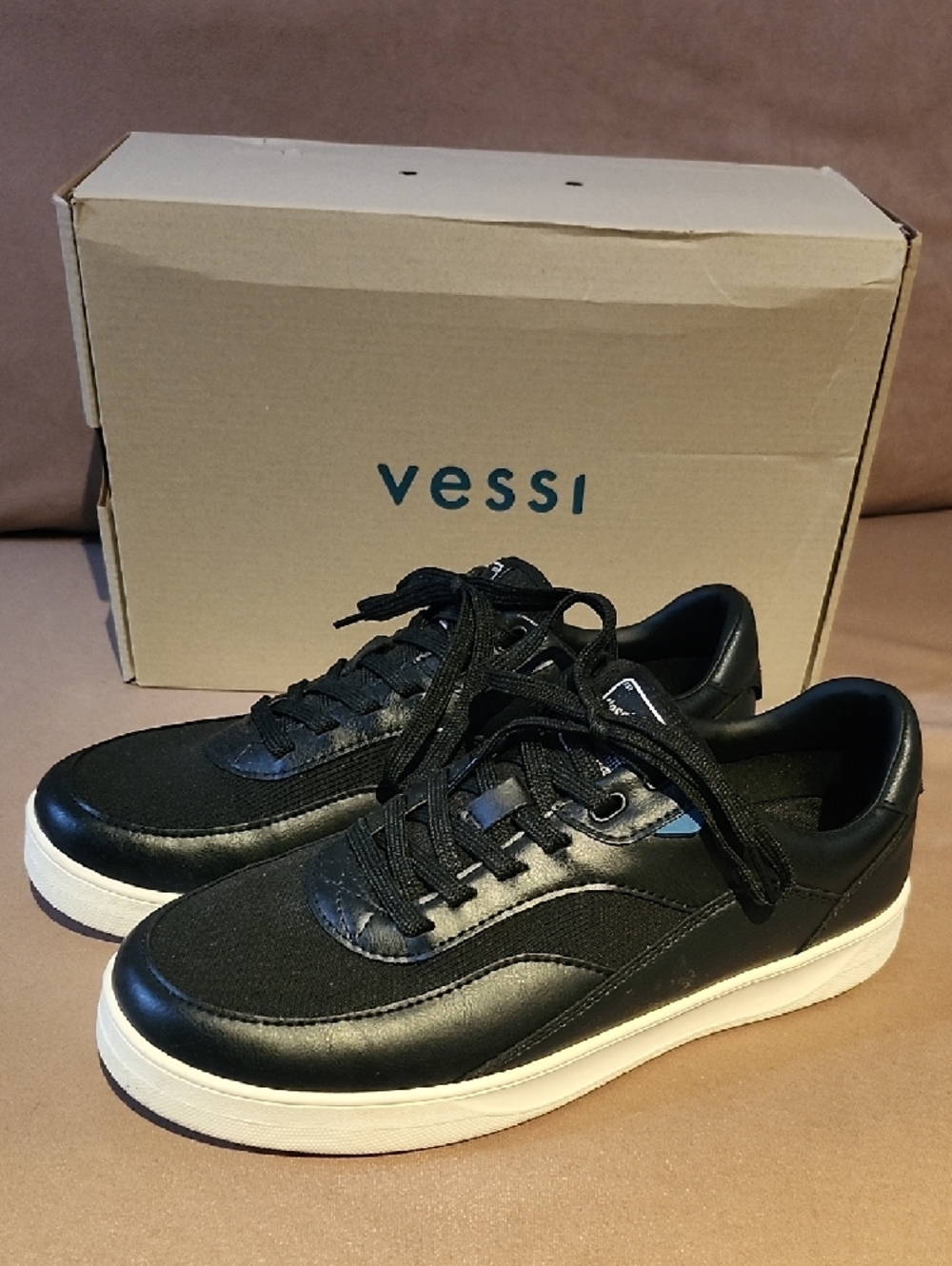 Vessi Courtside Classic Waterproof 💧 Low-Top Sneakers, Mens Size 10 - Picture 6 of 16